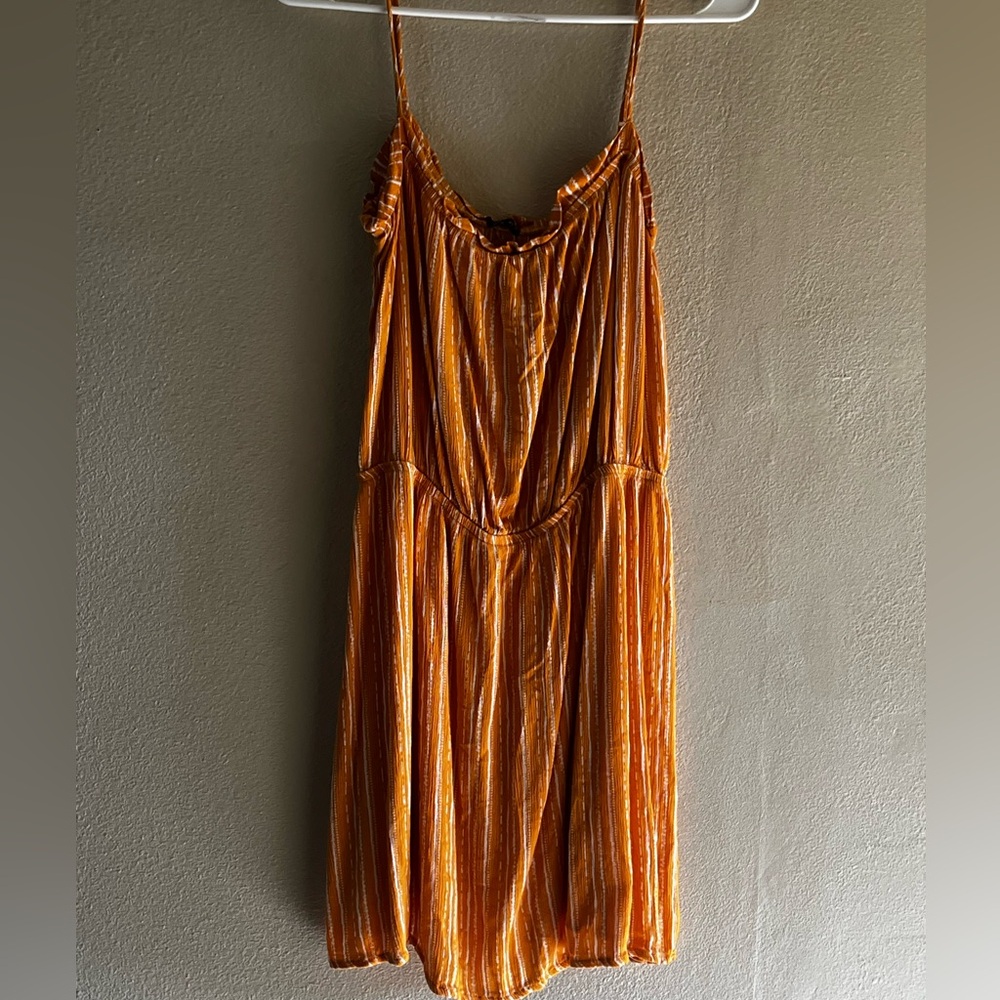 Rue21 Orange Spaghetti Strap Sundress